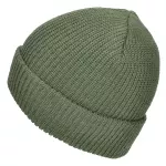 Шапка акриловая грубой вязки "Beanie Cap" Olive 10