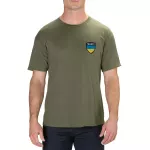 Футболка з малюнком "5.11 Tactical® Shield Ukraine" (лімітована серія) Military Green