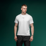 Футболка Basic Military T-Shirt из коллекции NAME. Cottone\Elastane, белый 2