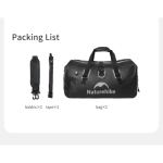Водонепроникна дорожня сумка Naturehike CNK2450XB015, 90 л, чорна 2 Водонепроникна дорожня сумка Naturehike CNK2450XB015, 90 л, чорна 2