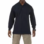 Футболка Поло тактична з довгим рукавом "5.11 Tactical Professional Polo - Long Sleeve" Dark Navy