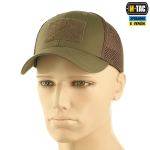 Бейсболка тактична M-Tac Elite Flex Dark Олива з сіткою