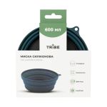 Миска Tribe Collapsible Bowl 600 мл силіконова, Темно-зелений 4