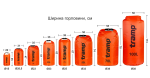 Гермомішок Tramp PVC Diamond Ripstop 100л UTRA-210, помаранчевий 100 л 2