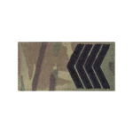 Погон ЗСУ старший сержант (чорна нитка, на липучці). Мультикам