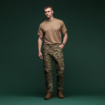 Футболка сітчаста AIR Coolmax 2.0. Легка та добре відводить вологу. Койот 4