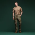 Футболка сітчаста AIR Coolmax 2.0. Легка та добре відводить вологу. Койот 4