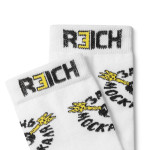 Шкарпетки R3ICH «Забарань москаля», 41-45. Білі 2