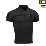 Поло тактичне M-Tac Polyester Чорний, black 3 Поло тактичне M-Tac Polyester Чорний, black 3