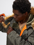 Куртка Alpha Industries N-3B Slim Fit Parka. Сірий 5