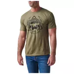 Футболка з малюнком "5.11 Tactical Vaer All Tio Klar" Military Green 2 Футболка з малюнком "5.11 Tactical Vaer All Tio Klar" Military Green 2