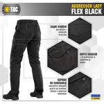 Штани M-Tac Aggressor Lady Flex, Чорний 6