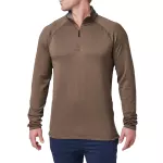 Термореглан 5.11 Tactical "Stratos 1/4 Zip" Major Brown