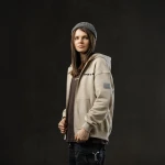 Зіп-худі «War Eyes» від libkos×ukrarmor. Бежевий 3 Зіп-худі «War Eyes» від libkos×ukrarmor. Бежевий 3