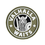 Патч (шеврон) «Valhalla Waits» R3ICH. Мягкий ПВХ пластик. Песок Патч (шеврон) «Valhalla Waits» R3ICH. Мягкий ПВХ пластик. Песок