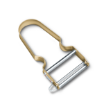 Victorinox Овочечистка REX Cashew, блідо-жовта, одностороння гладка РК, Світлий горіх 4