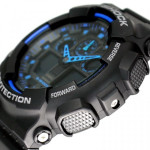 Годинник Casio G-Shock GA-100. Чорно-синій 3