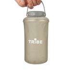 Бутылка Tribe Soft Bottle 1 л TPU м'яка, Сіра