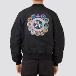 Куртка Alpha Industries Apollo L-2B Bomber Jacket. Черная 2