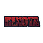 Патч (шеврон) «Піхота» Brand Element. М’який ПВХ пластик. Червоний