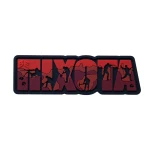 Патч (шеврон) «Піхота» Brand Element. М’який ПВХ пластик. Червоний