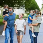 Маска дитяча (8-12) Buff Kids Filter Mask, Kasai Night Blue 12 Маска дитяча (8-12) Buff Kids Filter Mask, Kasai Night Blue 12