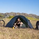 Намет надлегкий одномісний з футпринтом Naturehike Cycling 1 NH18A095-D, 210T, темно-синій 3