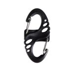 Пластиковий карабін S-Hook Чорний