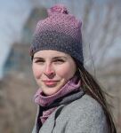 Шапка Buff Knitted Hat Mawi, Lilac Shadow 4 Шапка Buff Knitted Hat Mawi, Lilac Shadow 4