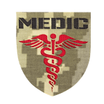 Шеврон Camotec Medic (7*8) Піксель (ММ-14)