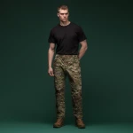 Футболка Basic Military T-shirt без логотипу. Cotton and Elastane, чорний 6 Футболка Basic Military T-shirt без логотипу. Cotton and Elastane, чорний 6