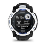 Смарт-годинник Garmin Instinct 3, 50mm, Solar, Whitestone with Black Band, GPS. Білий 9