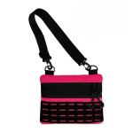 Тактическая мужская сумка через плечо HardKit RoKit Black Pink M с MOLLE и велкро