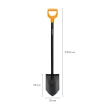 Лопата штыковая Fiskars Solid, 117 см. Оранжевый 2