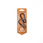 Набір алюмінієвих сервісних карабінів Base Camp Omega 6 Straight Set, 2 шт, Black/Grey
