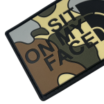 Патч (шеврон) «Sit on my face» от А.Т.А.К.А. Мягкий ПВХ пластик. Мультикам 2
