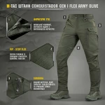 Штаны M-Tac Conquistador Gen I Flex. Army Olive 4 Штаны M-Tac Conquistador Gen I Flex. Army Olive 4