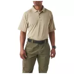 Футболка поло тактична з коротким рукавом "5.11 Tactical Performance Polo - Short Sleeve, Synthetic Knit" Silver Tan 4 Футболка поло тактична з коротким рукавом "5.11 Tactical Performance Polo - Short Sleeve, Synthetic Knit" Silver Tan 4