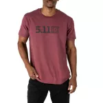 Футболка з малюнком "5.11 Tactical Legacy Tonal" Burgundy Heather