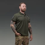 Футболка-поло тактична Ukrarmor Polo Reflex. Cotton. Колір Хакі 2 Футболка-поло тактична Ukrarmor Polo Reflex. Cotton. Колір Хакі 2