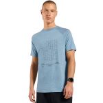Футболка Odlo Merino Tencel Hyper Map, Baby Blue Melange