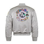 Куртка Alpha Industries Apollo L-2B Bomber Jacket. Сірий 2