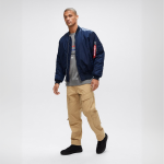 Куртка Alpha Industries MA-1 Bomber Jacket. Синій 2