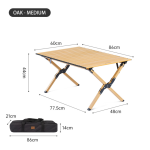 Розкладний стіл Naturehike CNK2300JU010 розмір M. Алюміній. Бежевий 2 Розкладний стіл Naturehike CNK2300JU010 розмір M. Алюміній. Бежевий 2