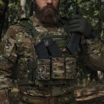 Одинарный подсумок под магазины АК/АR (тканевый). Мультикам 4 Одинарный подсумок под магазины АК/АR (тканевый). Мультикам 4