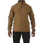 Куртка тактична для штормової погоди "5.11 SIERRA SOFTSHELL" Battle Brown
