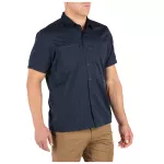 Сорочка тактична з коротким рукавом 5.11 Tactical "Flex-Tac® Twill Short Sleeve Shirt" Peacoat 3 Сорочка тактична з коротким рукавом 5.11 Tactical "Flex-Tac® Twill Short Sleeve Shirt" Peacoat 3