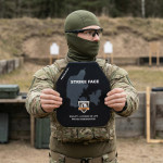 Поліетиленова бронеплита NIJ Level III (SAPI) PGD-S-LW-ICW+. Вага 850 г. Розмір 25 х 30 см 2