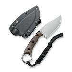 Ніж фіксований Civivi Midwatch C20059B-2 Коричневий Micarta N690 2