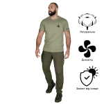 Футболка Bavovna Taurus Camotec. Cotton. Світла олива 3 Футболка Bavovna Taurus Camotec. Cotton. Світла олива 3